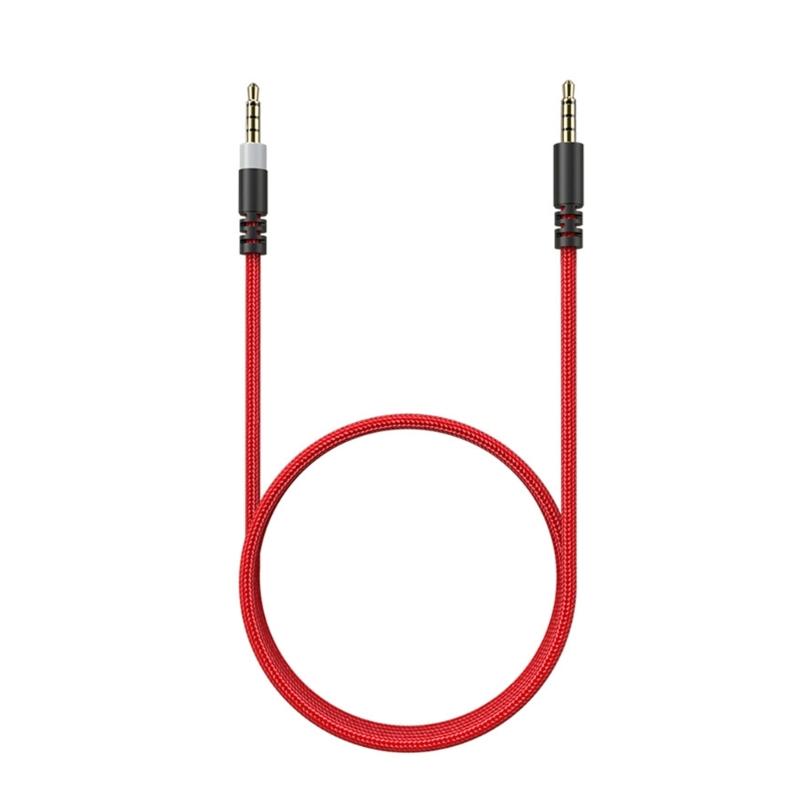 Headphone Auxiliary Cable For Gaming Headsets Cord Braide Design Enhances Audios Transmission (No Microphone) 150/200cm
