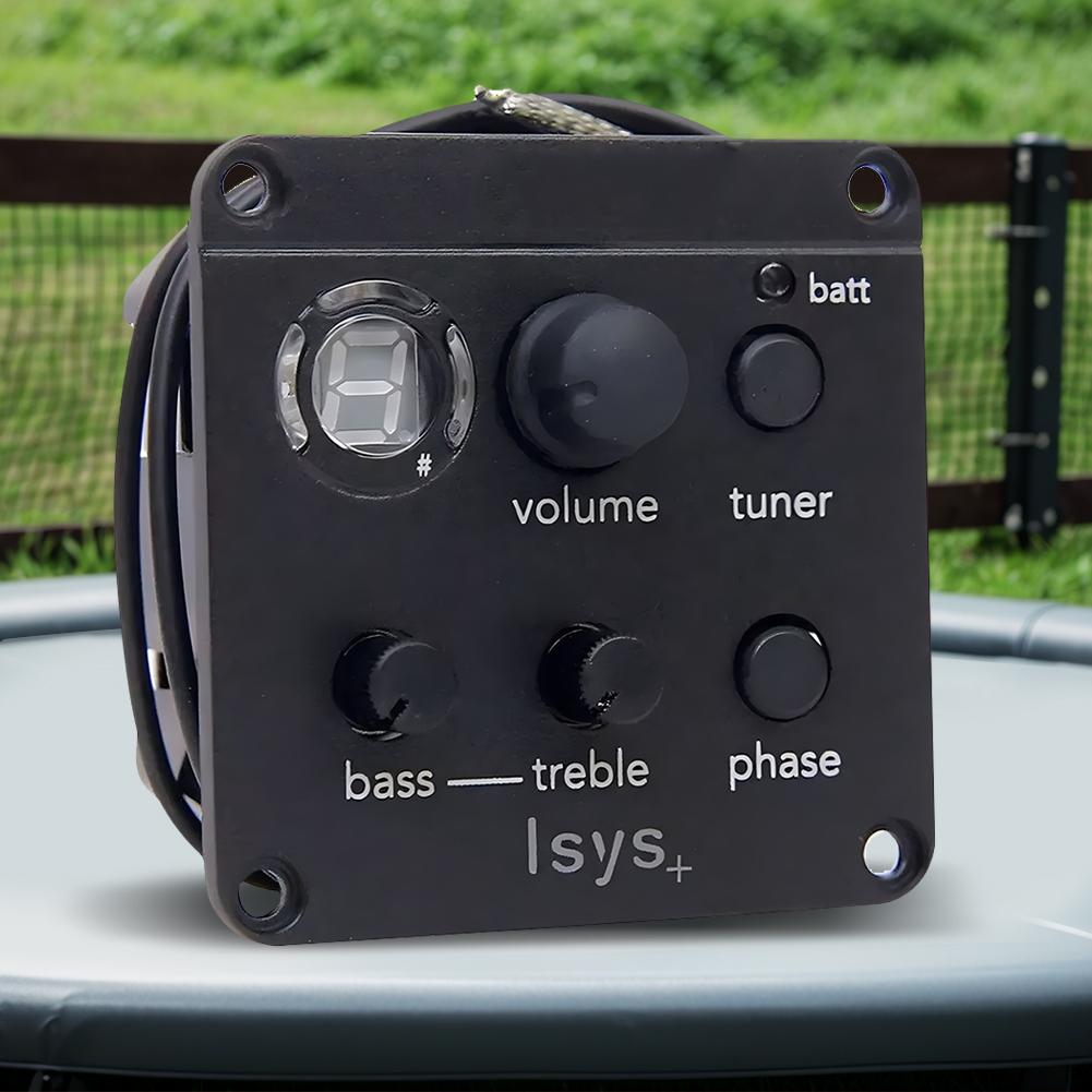 Acoustic Guitar Pickup Mic Blend Preamp Classic Acoustic Guitar EQ Tuner Piezo Pickup EQ Equalizer for Fishman ISYS+ Accessories