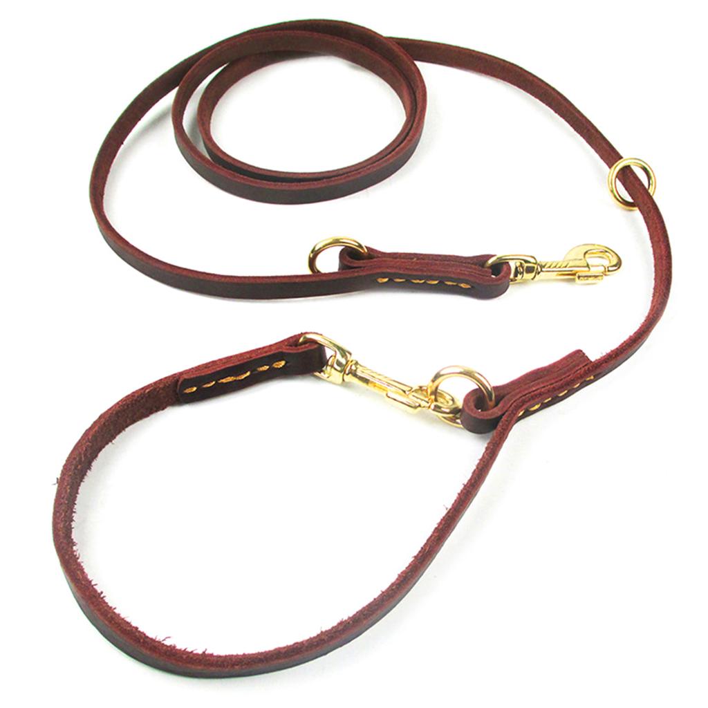 Leather Dog Rope, Comfortable, Soft,  , Pet Leash for Dogs with   Length, Safe, Odorless Waist Band for Control When Running and Walkin
