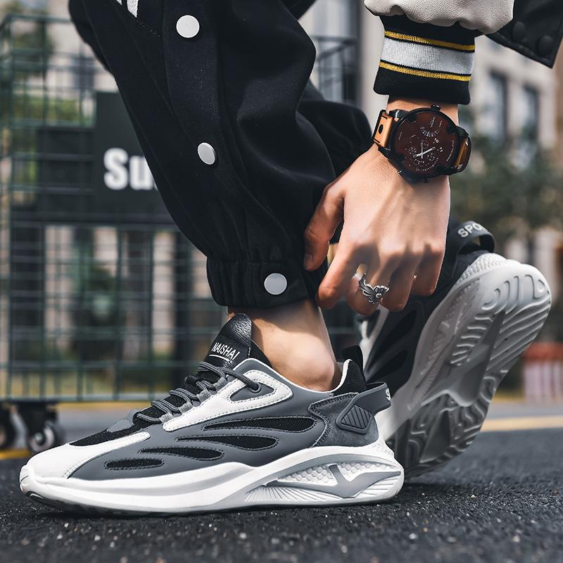 

Мужская обувь 2022, весенне-летняя новая мужская повседневная обувь, летающая тканая дышащая обувь для бега с низким вырезом S