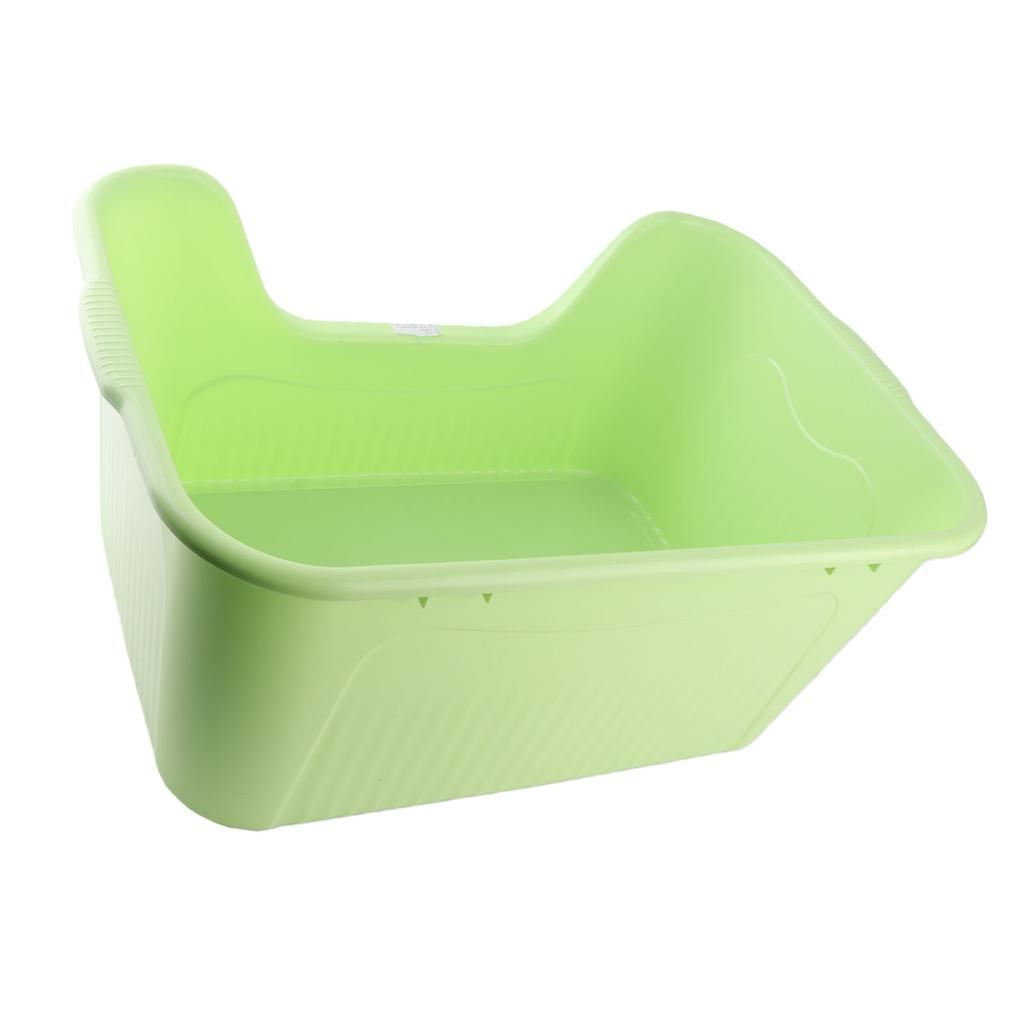 Large Cat Litter Box High Sides Anti Splashing Easy To Clean Simple Look Open Cat Litter Box for Large Cats