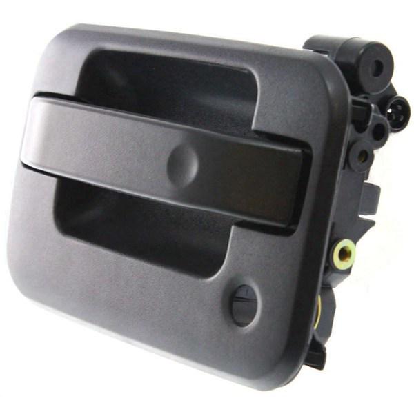

Black ABS Driver Side Outer Door Handle for 2009-2014 Ford F-150 None
