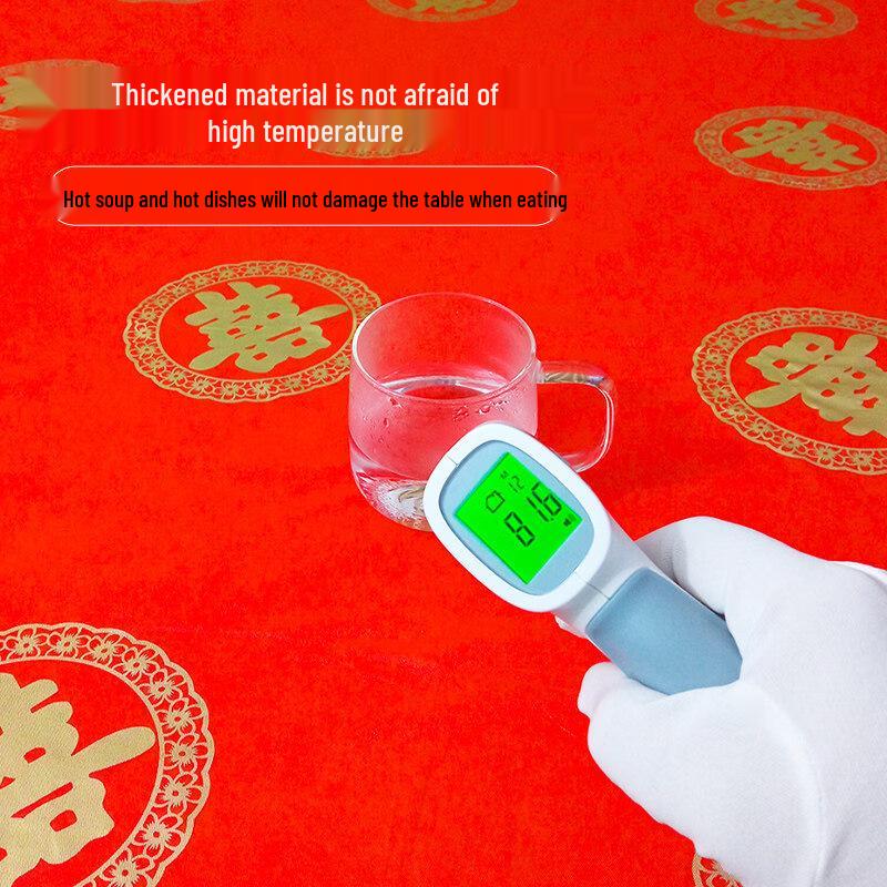 ZISIZ Disposable Paper Wedding Tablecloth