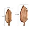 Wooden Leaf Snack Tray Food Grade Large Serving Platter For Living Room