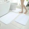 Non-Slip Feet At The Door Of The Bathroom, Toilet U-Shaped Set, Bathroom Absorbent Floor Mat, Household Thickened Plush Dirt-Resistant Carpet