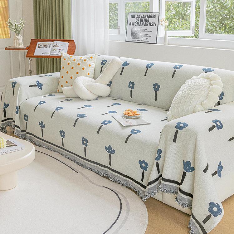 Fresh Ins Sofa Cover Cloth Full Covered Dustproof Anti-Scratching Sofa Cover Slipcover Sofa Cover