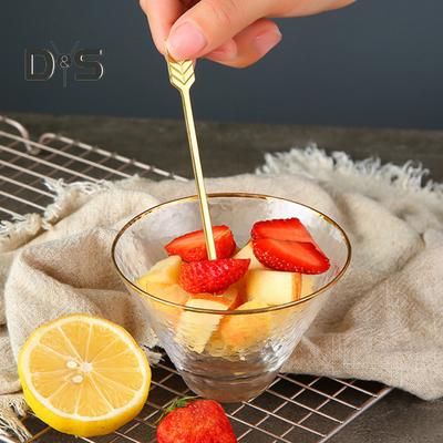 Edelstahl-Dessert-Picks in Pfeilform, rostfrei, 304, Hochzeits-Party-Buffet-Picks