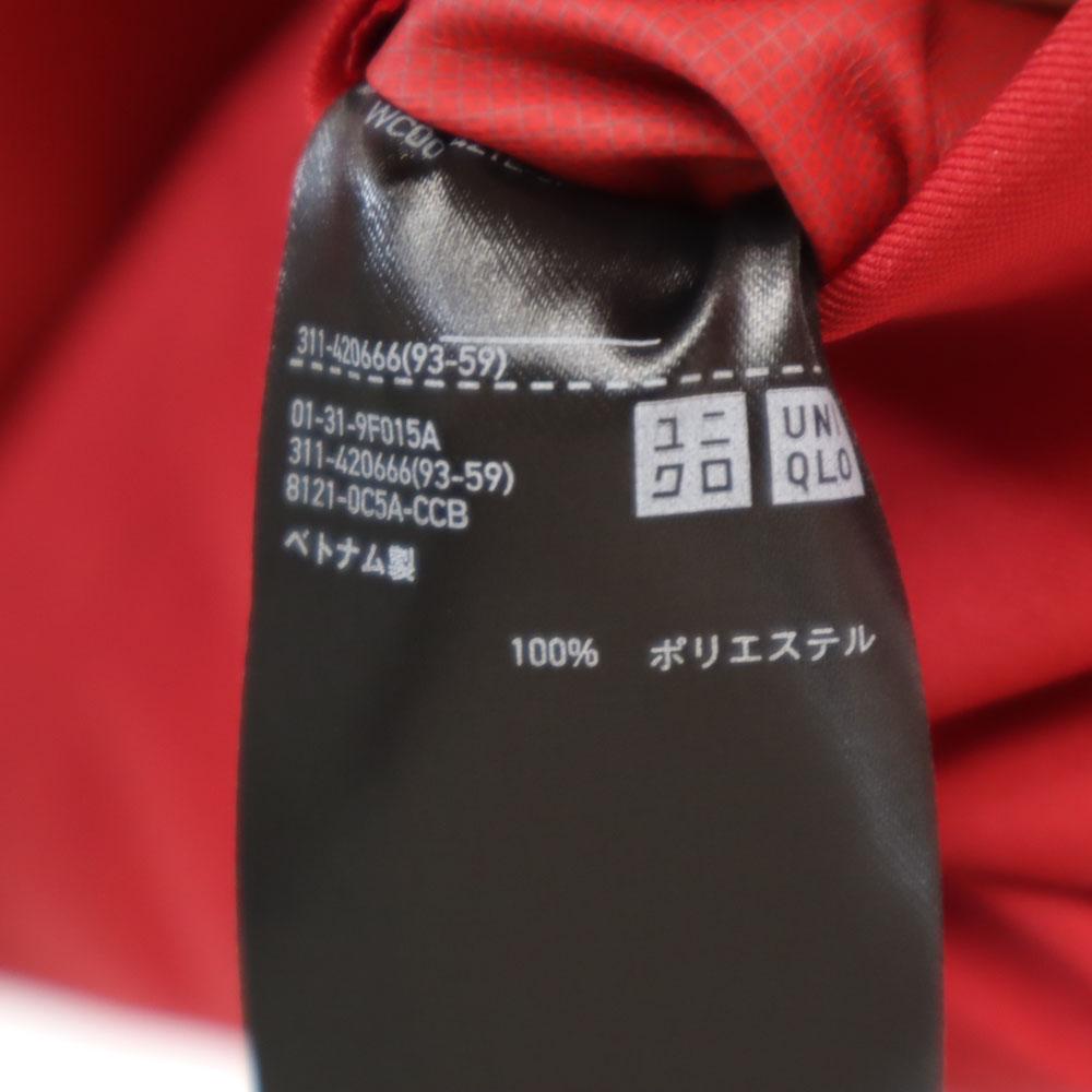 Uniqlo Zip Jacket M Red Raincoat Men's Used