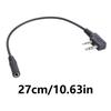 Two Way Radios Headset Adapter Converter Connectors Cable Cord 2 Pin K To 3.5mm For UV5R BF-888S Communication Equipment
