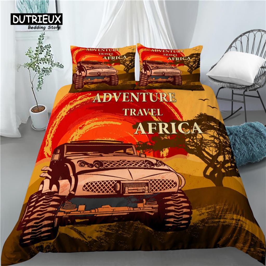

Home Living Luxury 3D Off Road Car Print 2/3Pcs Comfortable Duvet Cover PillowCase Bedding Sets Queen and King EU/US/AU Size EU single(135x200cm)