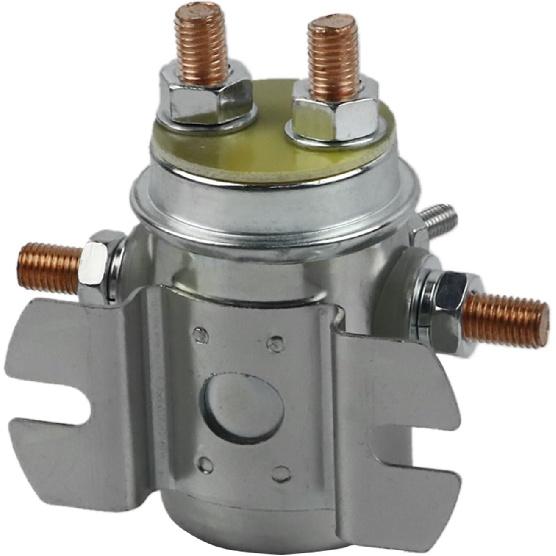 Starter Relay Solenoid Continuous Duty 6 Pin 12V for Marine for Golf Cart Winch Motor Autocrane Industrial Marine