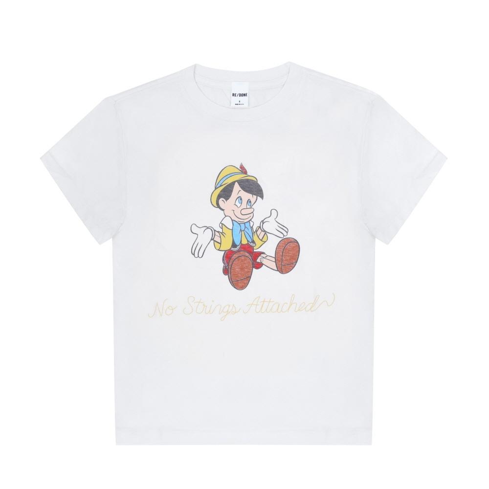 Re Done Women Classic Pinocchio T shirT 024 02wcgT391 024-02WCGT391 (XS)