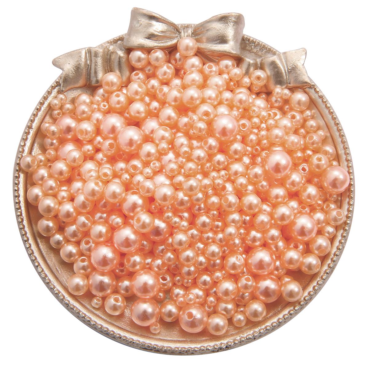 

150 шт. 3-8 мм круглые искусственные бусины из АБС-пластика с прямыми отверстиями для изготовления ювелирных изделий