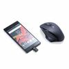 Sanwa Supply Silent Wireless Blue LED Mouse Type-C/A Connector Included Large 5 Button MA-WBLC169BK