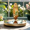 2D Flat, 1pc 7.87 Inch Round Aluminum Sign, "This Kitchen Offers Love & Joy" Rustic Farmhouse Kitchen Design, Vintage Food & Floral Metal Wall Art