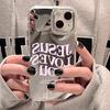 Pink Letters Jesus Loves You Makeup Mirror Phone Case For iPhone 17 AIR 16 15 14 13 12 11 PRO MAX PLUS Y2K Protective Cover