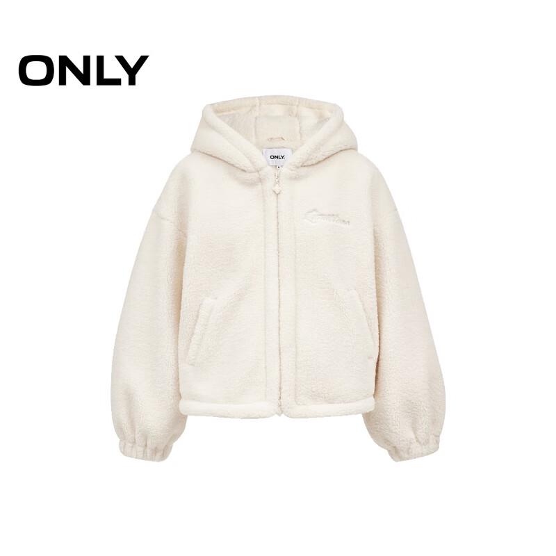 Only Women's 2025 Autumn Sporty Plush Hooded Padded Jacket