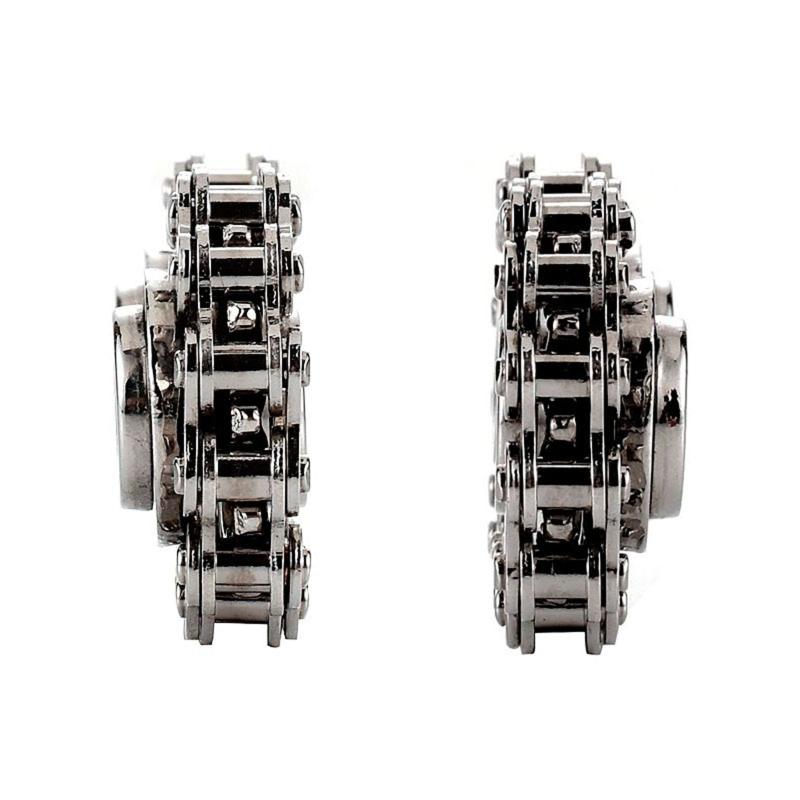 Steering Wheel Fingertip Gyroscope Sprockets EDC Chains Toy Roadbike Swivel