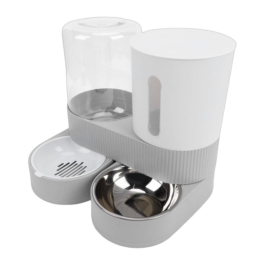 2 In 1 Cat Feed and Wat Dispens Lasting Freshness Large Capacity Automatic Pet Feed for Cats Dogs