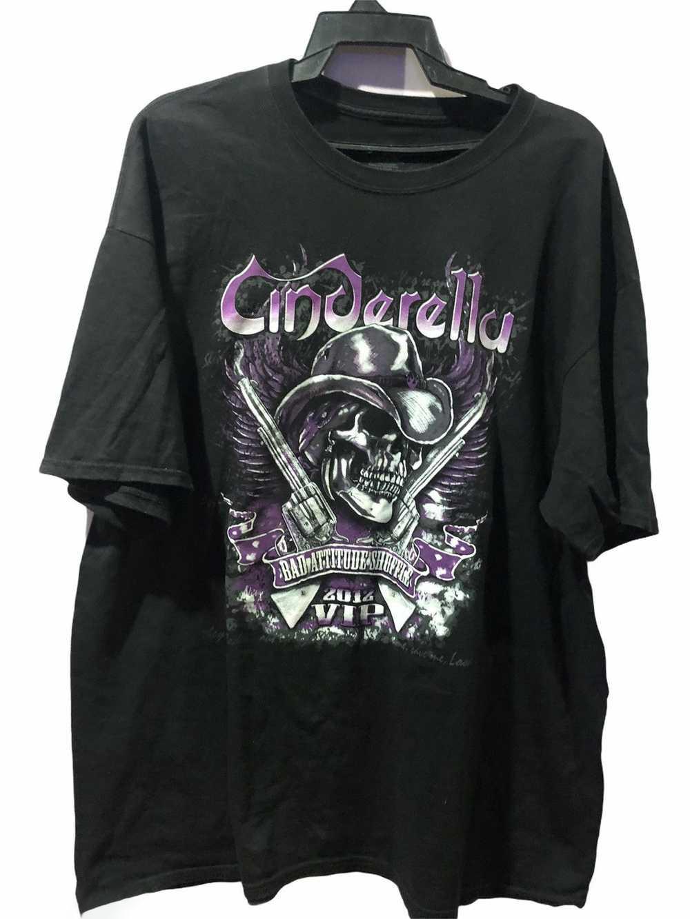 CINDERELLA Band Черная Музыкальная Рок Унисекс Рубашка Взрослая Футболка UB321 2XL