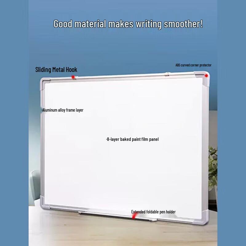 Magnetic Wall-Mounted Whiteboard