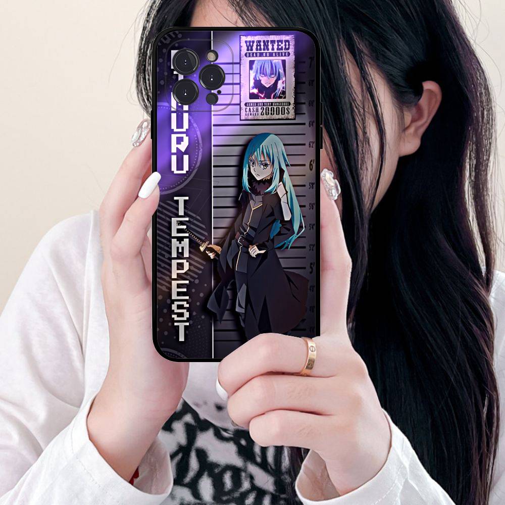 Slime Anime Rimuru Tempest Phone Case For IPhone 16 15 14 13 12 Mini 11 Pro XS Max X XR SE 6 7 8 Plus Soft Silicone Cover