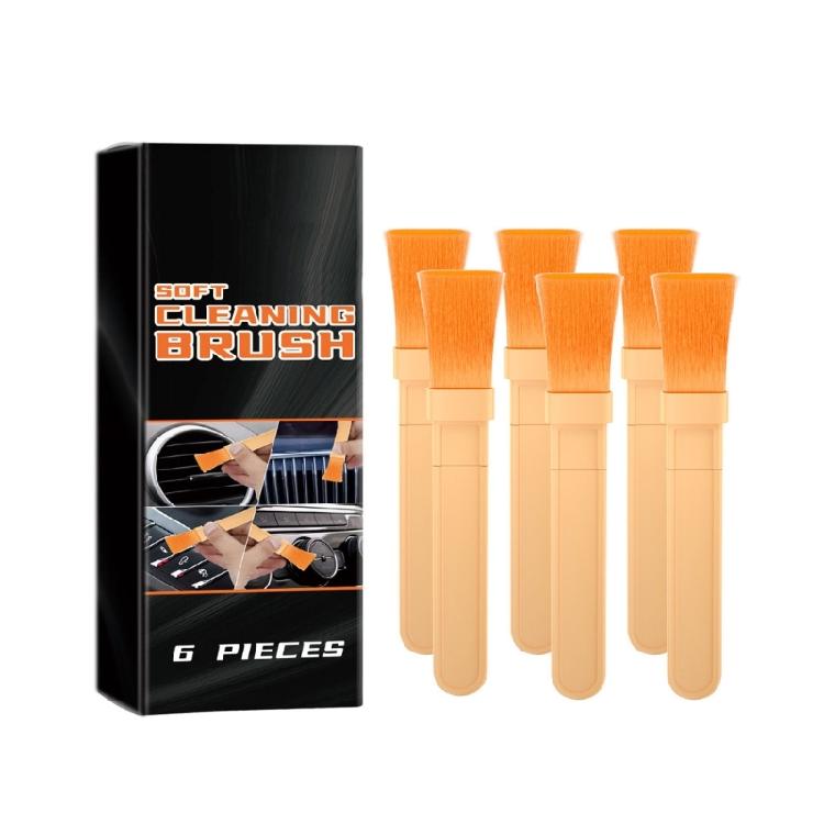 Soft Bristle Car Detailing Brushes Car Detailing Brush For Comprehensive Cleaning and Durability Performances 6pcs 1