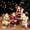 New Resin Santa Christmas Ornaments: Festive Home & Living Room Decorations