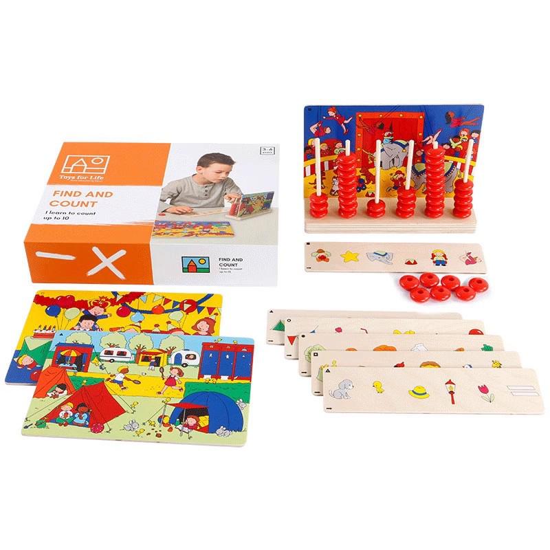 

Toys for Life: Bead Stringing Math Learning Set for Kids Aged 3-6