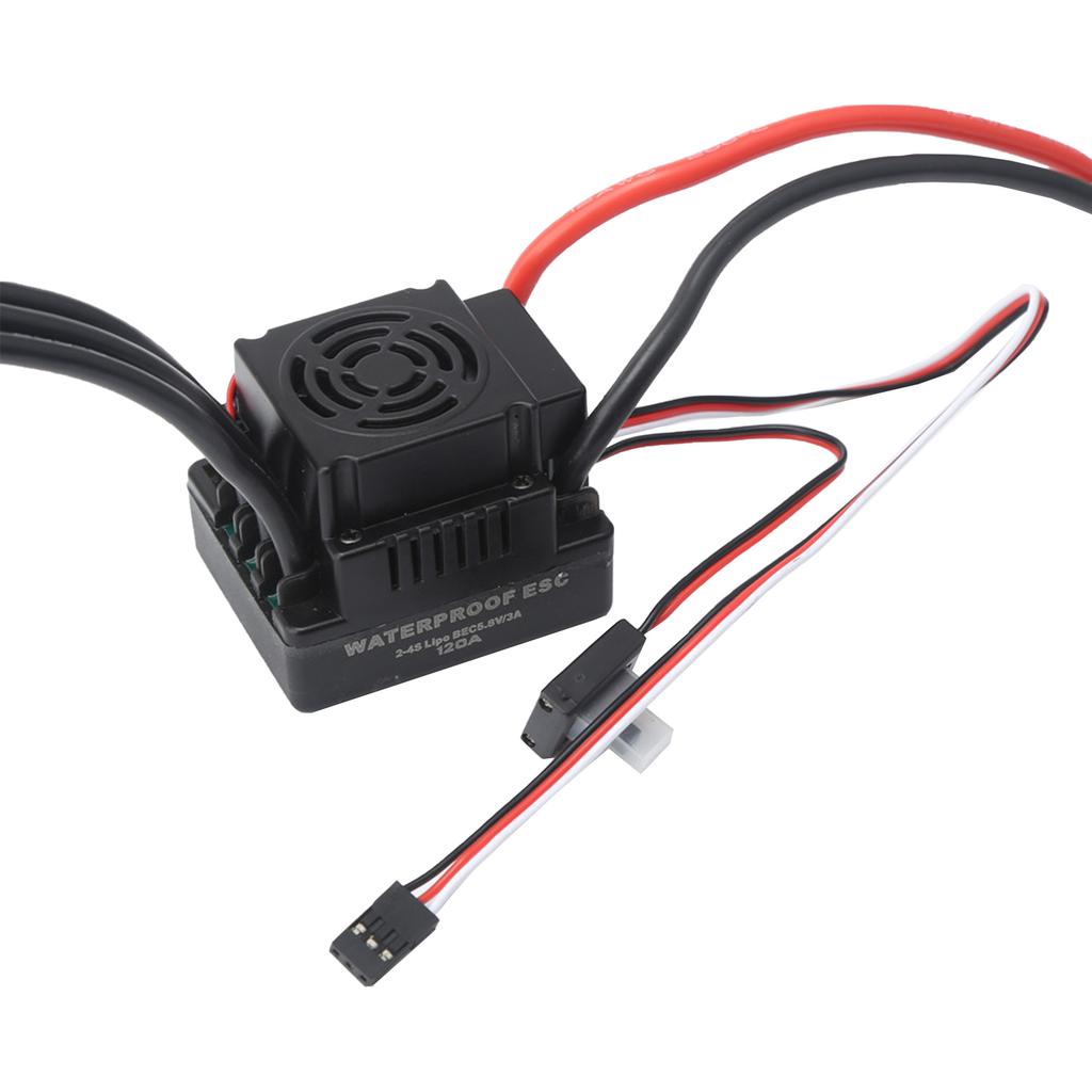 120A Brushless 2-4S ESC with BEC for 1:8 1:10   RC Car Short Truck   Crawler