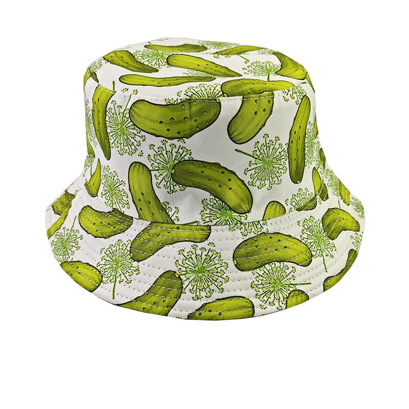 Retro Graffiti Double-Sided Bucket Hat for Men & Women - Versatile Outdoor Travel Sun Protection