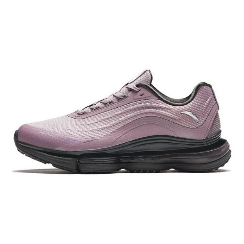 Anta women low-top lace-up running shoes purple pink 122415501-1 35.5
