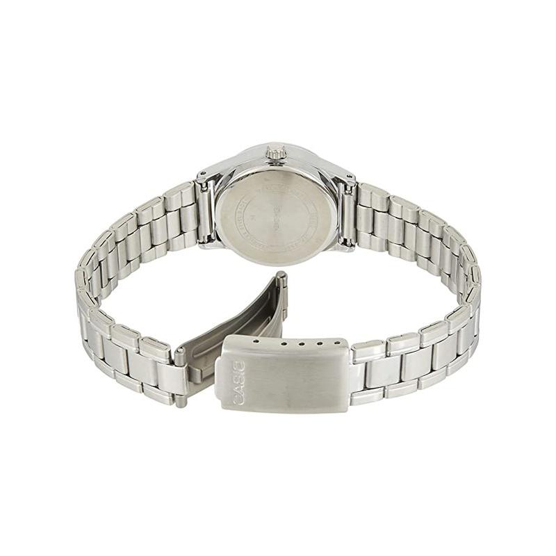 Casio STANDARD Series Retro Small Round Watch Simple Waterproof Quartz Movement Stainless Steel Strap Japanese and Korean Watch LTP-V006D-7B