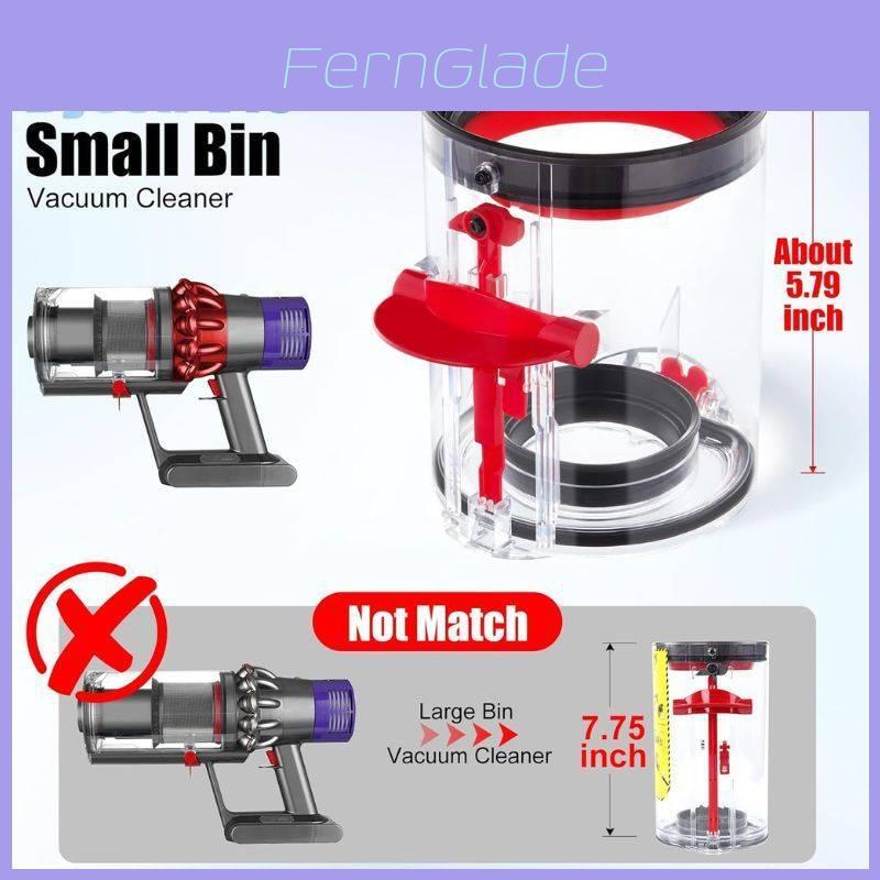 Pojemnik na kurz do odkurzacza Dyson V10 Sv12 z materiału ABS i sterowaniem ręcznym do sprzątania domu