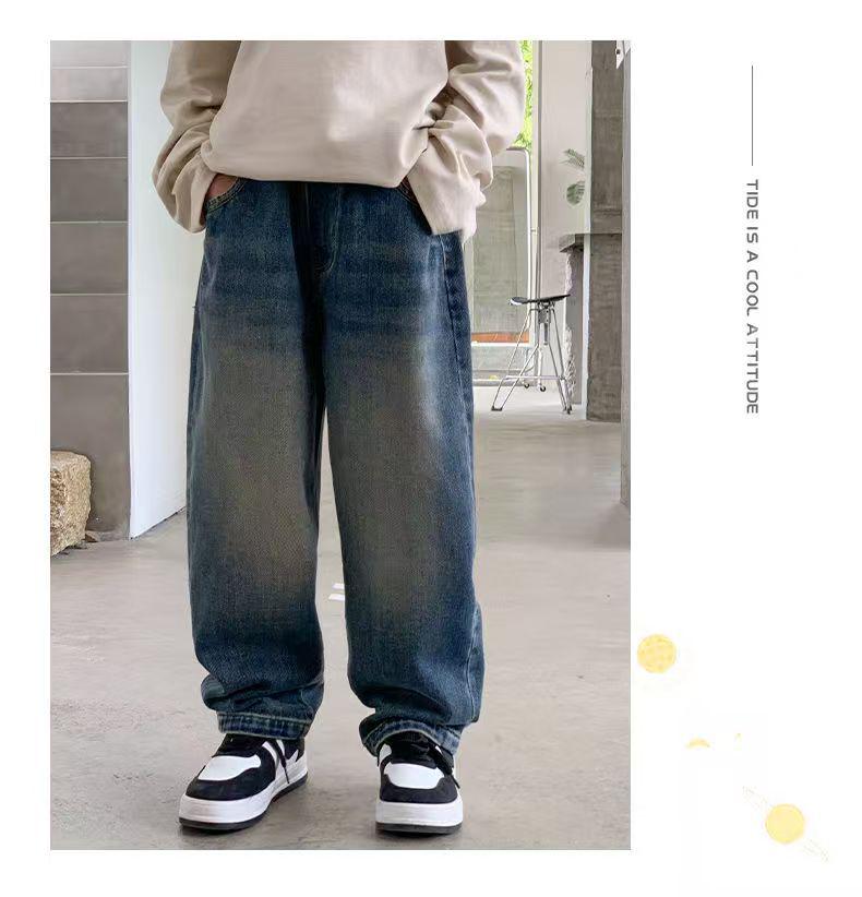 Boys' Casual Jeans - New Spring/Fall Trend - Loose Fit for Mid To Large Kids