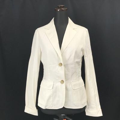 Casaco Blazer de Algodão 7 S-M Branco Edição Limitada Japão(USADO)