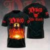 Heavy Metal Rock Band Dio Pattern 3D Printed T-shirt Men's Fashion Harajuku Short Sleeved Top Street Trend Hip-hop Dio Funnny Clothing