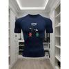 Men's Compression Shirt Quick Dry Gray Gym T-Shirt "GYM Is Calling" Dumbbell Print Workout Sportswear Lifestyle To Gym Men's Compression Shirt