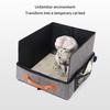 Cats Litter Pans With Handle Baffle Rabbit Litter Box Easy Cleaning No Residues Easy Cleaning Smooth Surfaces