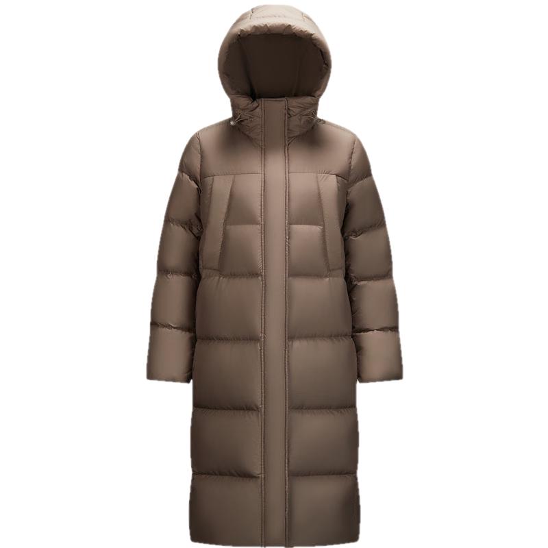 Semir Women's Long Hooded 90% Down Jacket