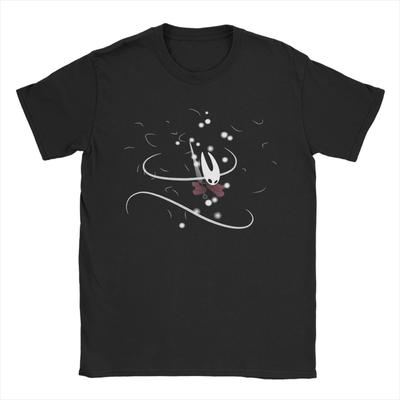 Męskie koszulki Hollow Knight Silksong Leisure Pure Cotton T-shirt Koszulki z krótkim rękawem Koszulki z okrągłym dekoltem Oryginalne