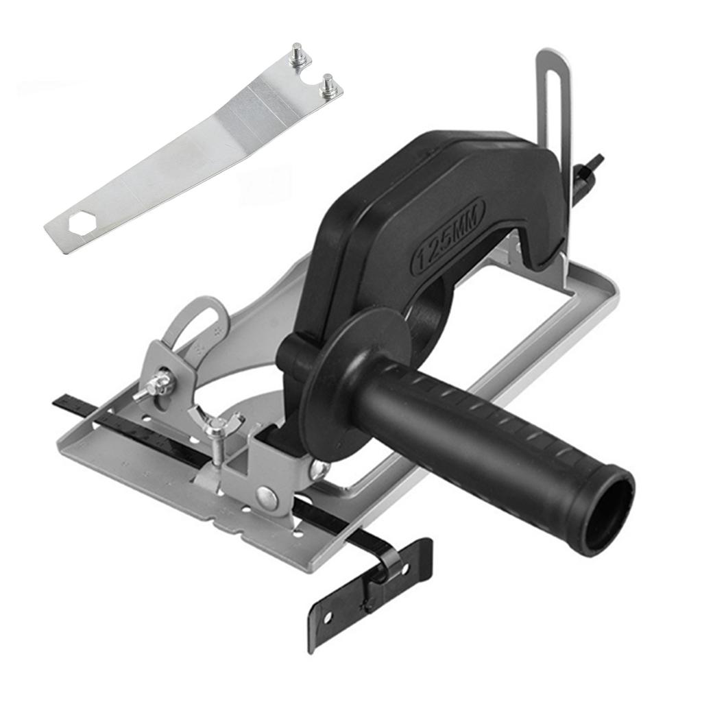 Positioning Bracket 0-40mm Cutting Depth Adjustable Nonslip Auxiliary Handle Modified Bracket Cutting Machine Slotting Base