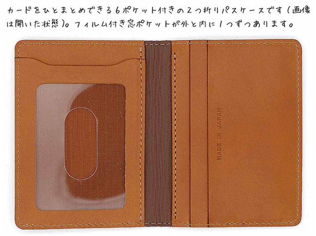 [WACHIFIELD] Dayan Genuine Leather DB 2-Sided Pass Case