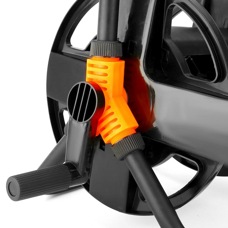 Garden Hoses Reel Cart Garden Pipe Storage Cart Pipe Exclude Winding Portable PP Plastic Tools storage Rack Hot Sale Accessories