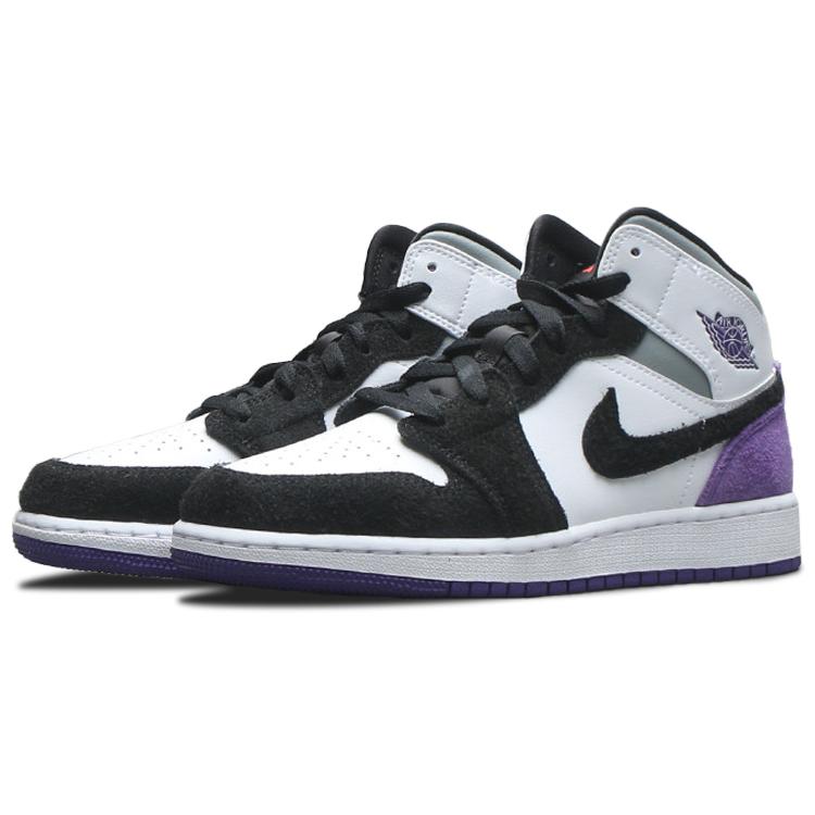 Jordan 1 Mid SE Fioletowy GS BQ6931-105
