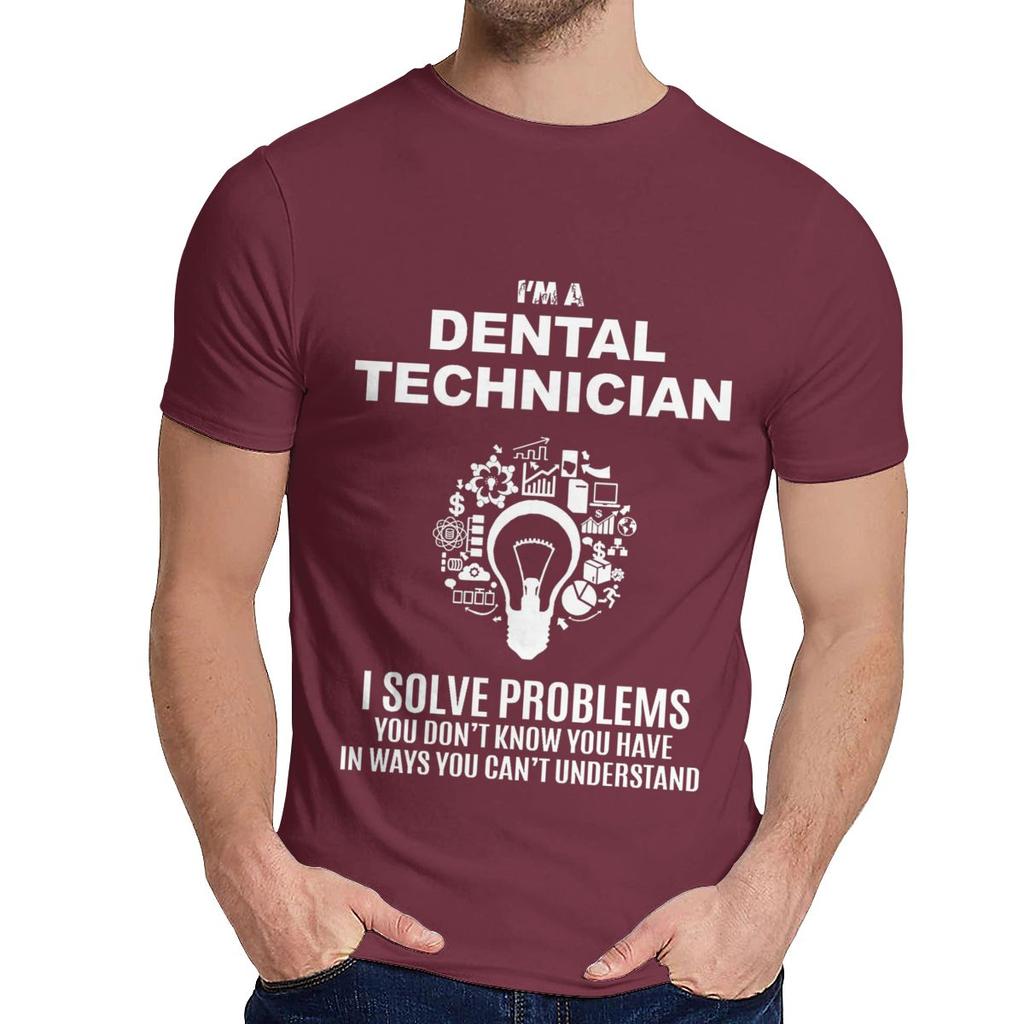 Man S O Neck Dental Technician Solve Problems Short Sleeve Popular Unisex 100 Cotton Top Tshirt