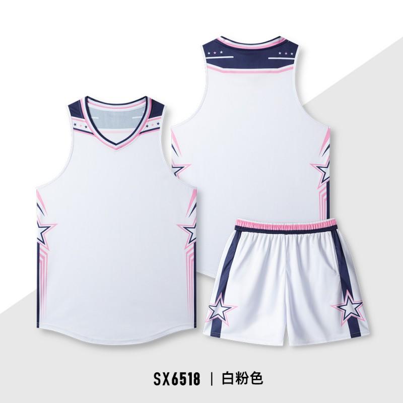 Unisex Basketball Jersey Set Loose Fit Training Uniform Team Sports Wear