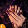 DIY Nail Stickers Halloween Self Adhesive Stickers Pumpkin Bat Moon Star Manicure Decals Holiday Supplies Art Decoration for Home Salon
