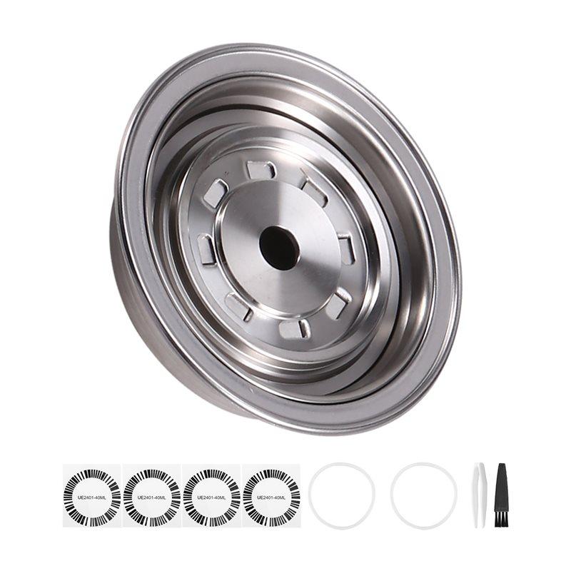 A78E Kapseladapter Umrüstschale Filter für Vertuo zu Nespresso Kaffeekapsel-Konverter(40Ml) Abdeckung inklusive