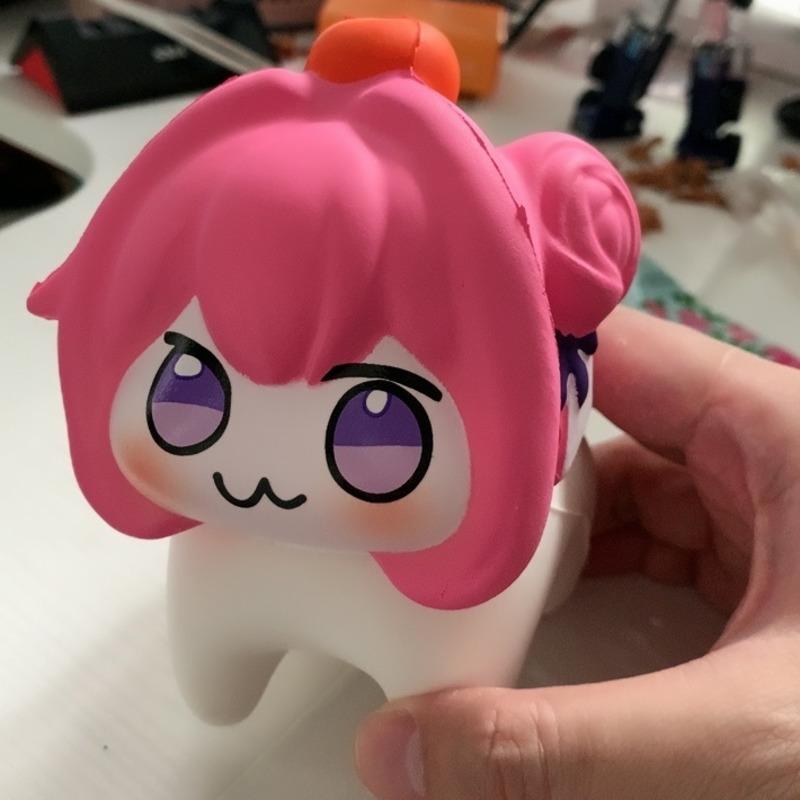 

Doro Pinch Squeeze Toy Cute Nikki Cartoon Soft Squishy Doll Anti Stress Relief Kneadable Creative Desk Decor Gift For Fans